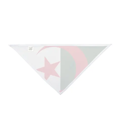 Algeria Green White Red Crescent Pet Bandana — other view