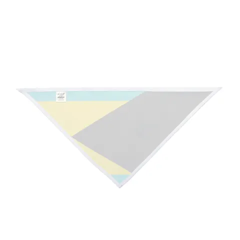 Bahamas Aqua Triangle Pet Bandana — other view
