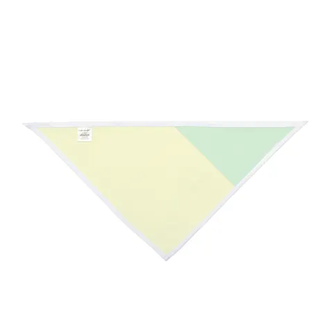 Republic of the Congo Diagonal Tricolor Pet Bandana — other view