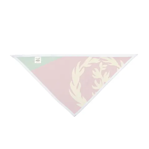 Eritrea Red Triangle & Wreath Pet Bandana — other view