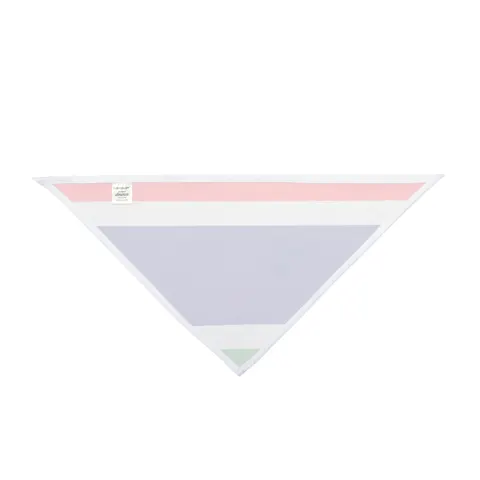 Gambia Red Blue Green Pet Bandana — other view