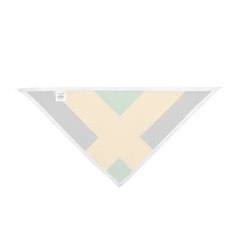 Jamaica Gold Cross Pet Bandana — other view