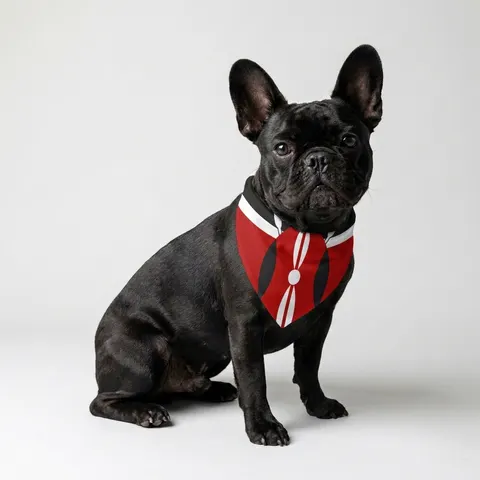 Kenya Black Red Green Stripes Pet Bandana