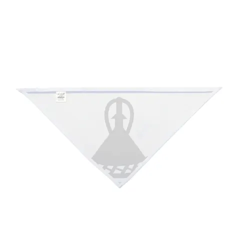 Lesotho Blue White Green Emblem Pet Bandana — other view