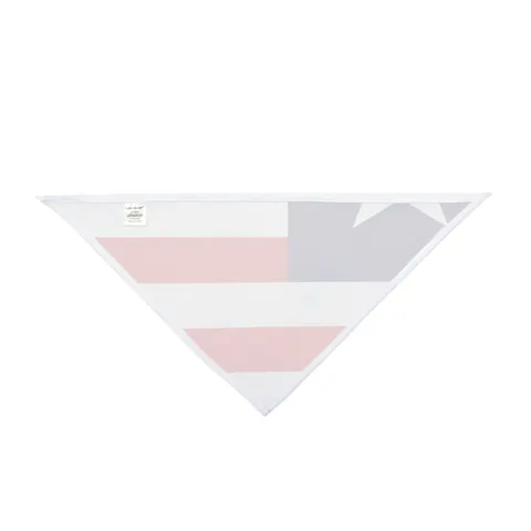 Liberia Stripes & Single Star Pet Bandana — other view
