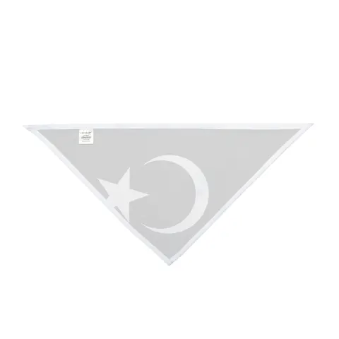 Libya Red Black Green Crescent Pet Bandana — other view