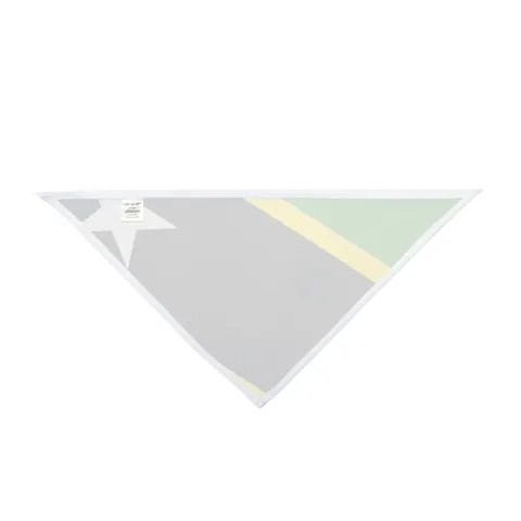 St. Kitts & Nevis Diagonal Stars Pet Bandana — other view