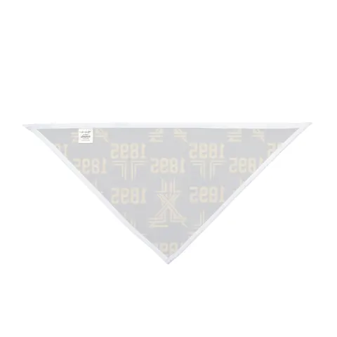 Fort Valley State 1895 Blue & Gold Pet Bandana — other view