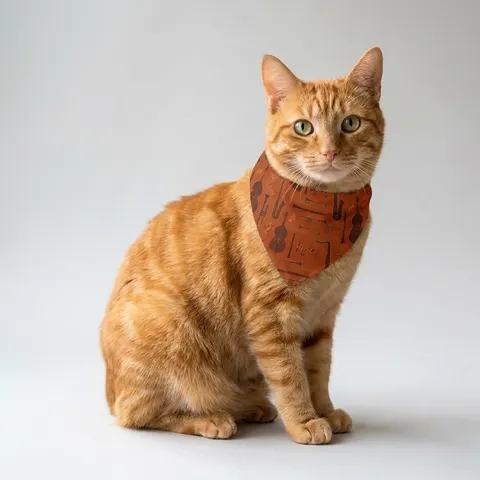 Harlem Jazz Silhouettes Pet Bandana