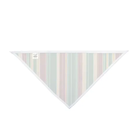 Holiday Gift Wrap Stripes Pet Bandana — other view
