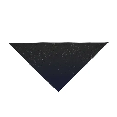 New Year Midnight Sparkle Gradient Pet Bandana — front view