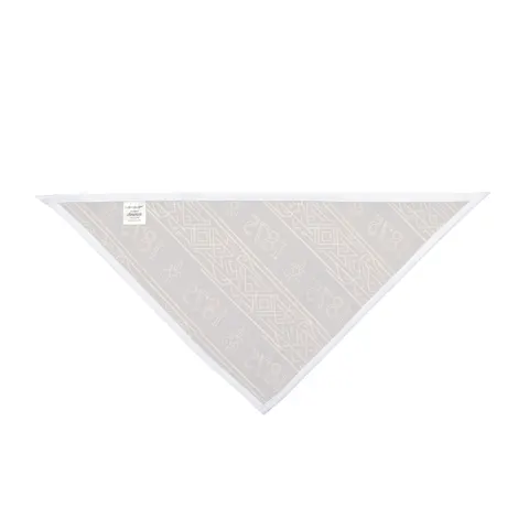 Huston-Tillotson 1875 Maroon & Gold Pet Bandana — other view