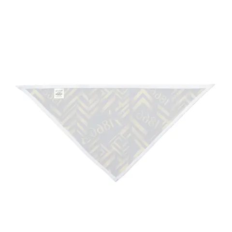 Lincoln (MO) 1866 Blue & Gold Pet Bandana — other view
