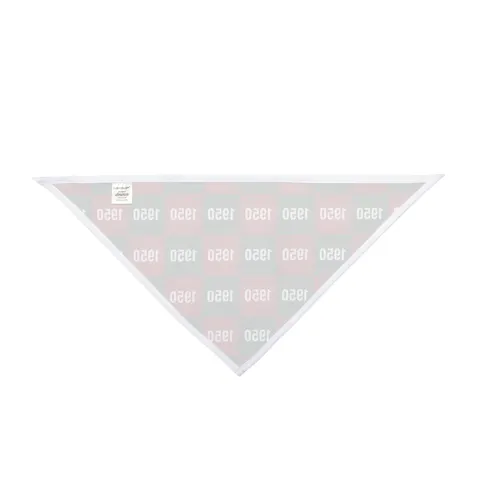 Mississippi Valley State 1950 Green & Red Pet Bandana — other view