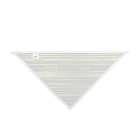 Norfolk State 1935 Green & Gold Pet Bandana — other view