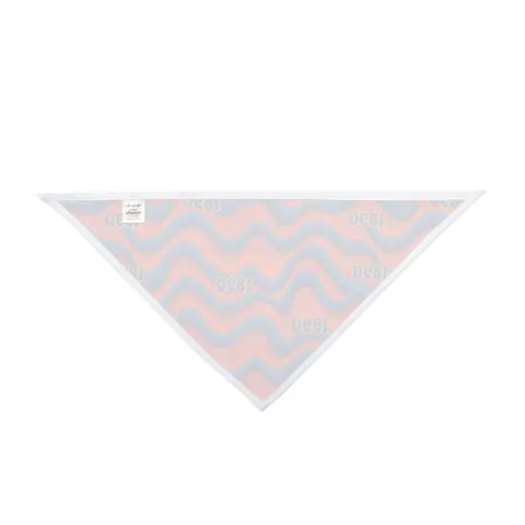 Savannah State 1890 Orange & Blue Pet Bandana — other view