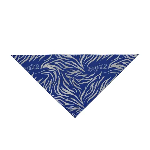 Tennessee State 1912 Royal Pattern Pet Bandana — front view
