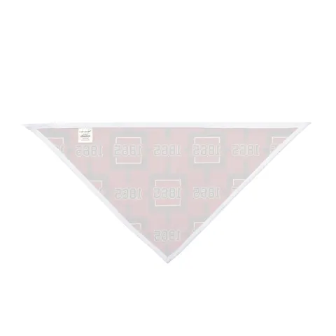 Virginia Union 1865 Crimson & Black Pet Bandana — other view