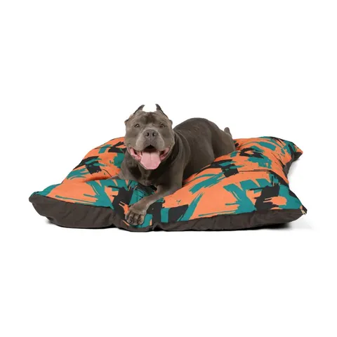Atlanta Old Fourth Ward Murals Pet Bed — other view