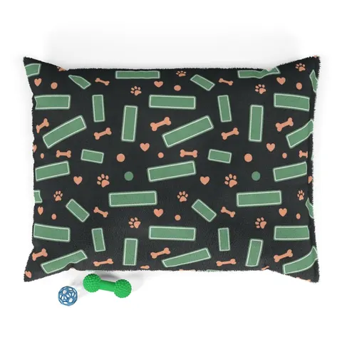 Atlanta Peachtree Signs Pet Bed — front view