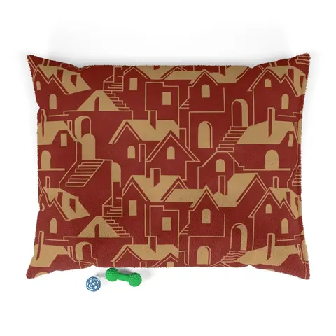 Brooklyn Bed-Stuy Blocks Pet Bed — front view