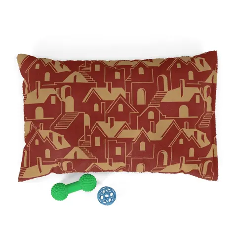 Brooklyn Bed-Stuy Blocks Pet Bed — front view
