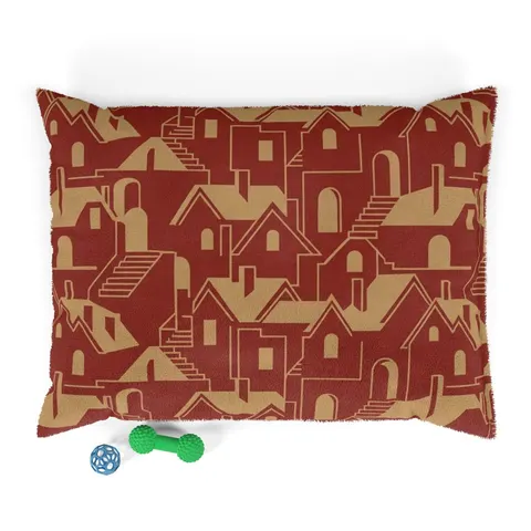 Brooklyn Bed-Stuy Blocks Pet Bed — front view
