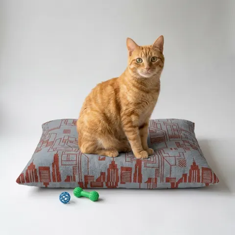 Chicago South Side Blocks Pet Bed