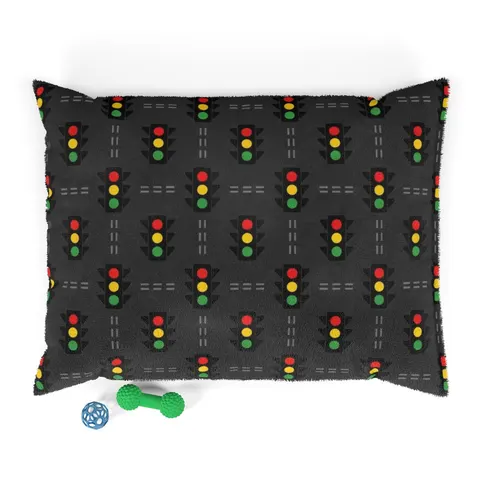 Houston Fifth Ward Signals Pet Bed — front view