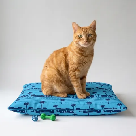 Crenshaw Blue Boulevard Pet Bed