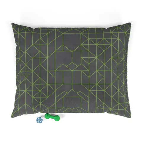 Oakland The Town Grid Pet Bed — front view