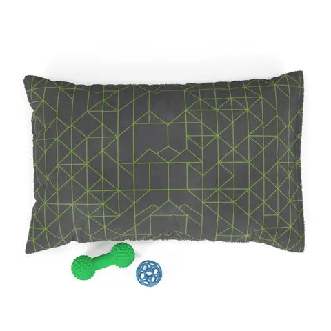 Oakland The Town Grid Pet Bed — front view