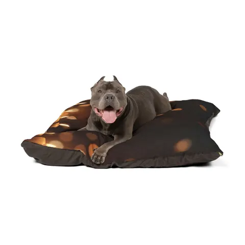 Faith Flag Candlelight Meditation Pet Bed — other view