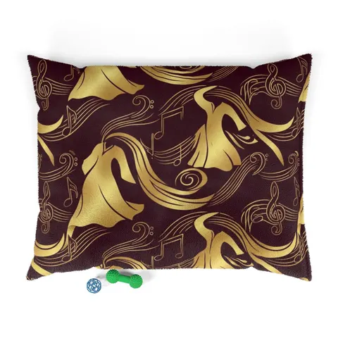 Faith Flag Gospel Choir Robes Pet Bed — front view