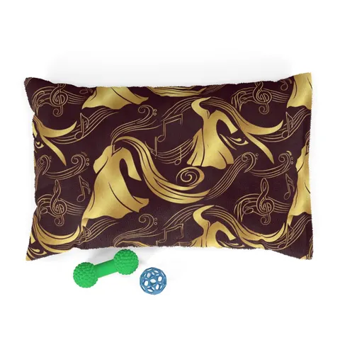 Faith Flag Gospel Choir Robes Pet Bed — front view
