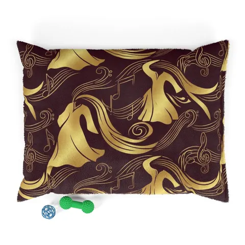 Faith Flag Gospel Choir Robes Pet Bed — front view
