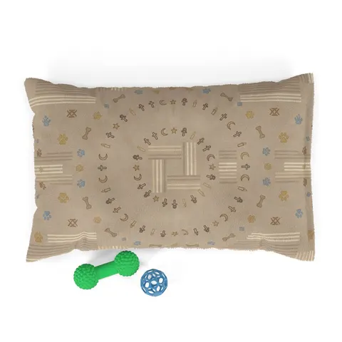 Faith Flag Multi-Faith Harmony Circle Pet Bed — front view