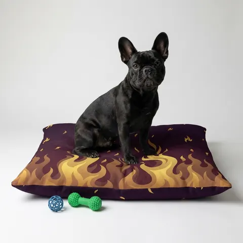 Faith Flag Pentecostal Fire Pet Bed