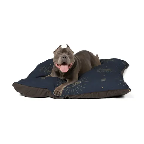 Faith Flag Praying Hands Silhouette Pet Bed — other view