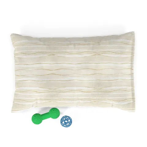 Faith Flag Scripture Highlight Banner Pet Bed — front view