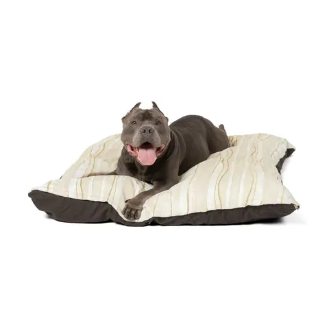 Faith Flag Scripture Highlight Banner Pet Bed — other view