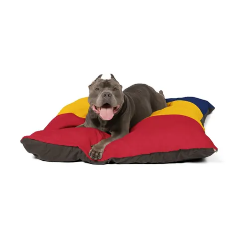 Chad Blue Yellow Red Pet Bed — other view
