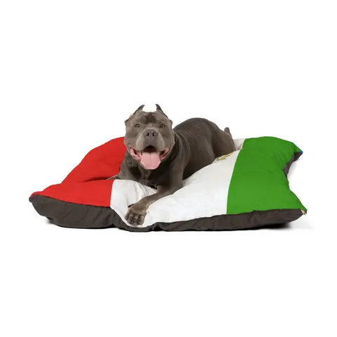 Equatorial Guinea Tricolor & Triangle Pet Bed — other view
