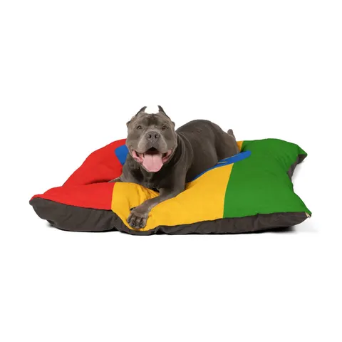 Ethiopia Green Yellow Red Pet Bed — other view
