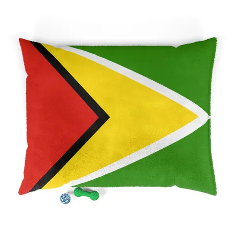 Guyana Arrowhead Design Pet Bed — front view