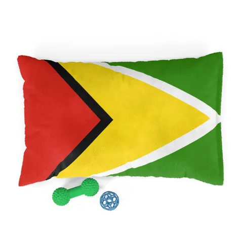 Guyana Arrowhead Design Pet Bed — front view