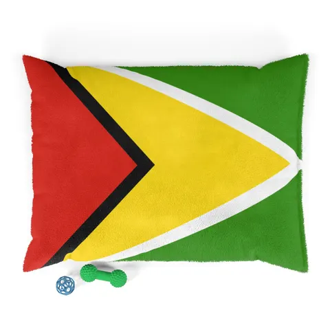 Guyana Arrowhead Design Pet Bed — front view