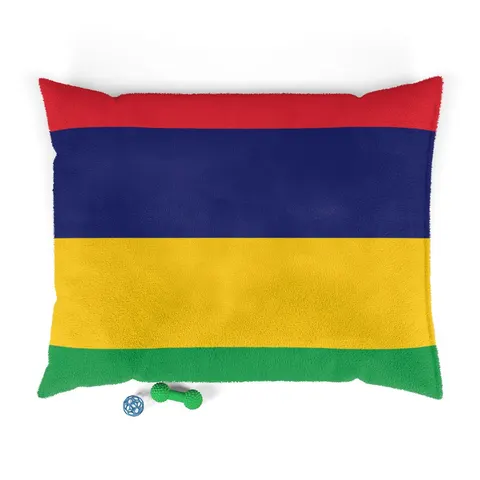 Mauritius Color Bands Pet Bed — front view