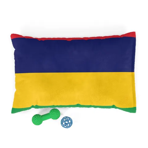 Mauritius Color Bands Pet Bed — front view