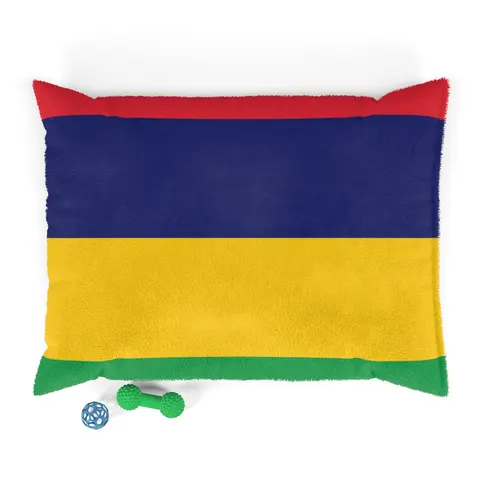 Mauritius Color Bands Pet Bed — front view